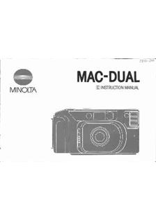 Minolta AF-DL manual. Camera Instructions.